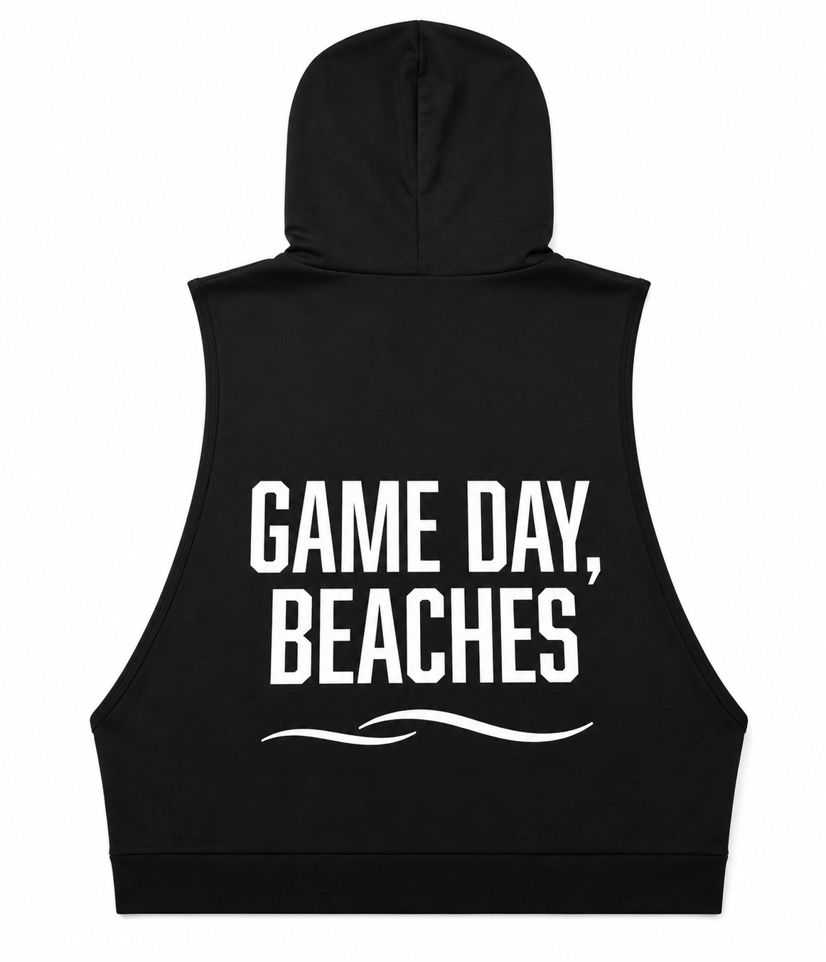 Bay2Beach “Game Day Beaches” Sleeveless Performance Hoodie