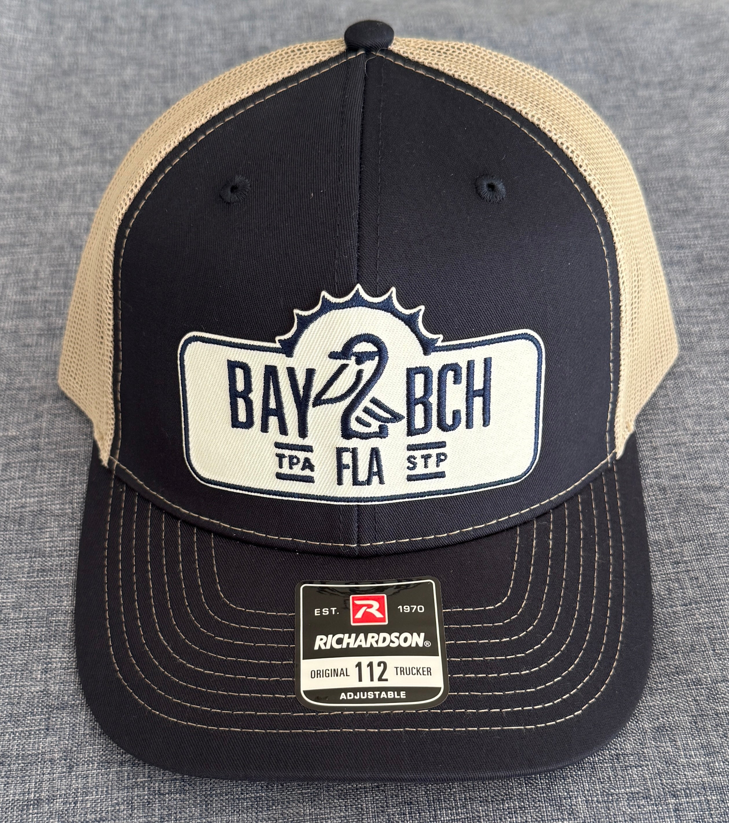Bay2Beach Trucker Hat-Navy