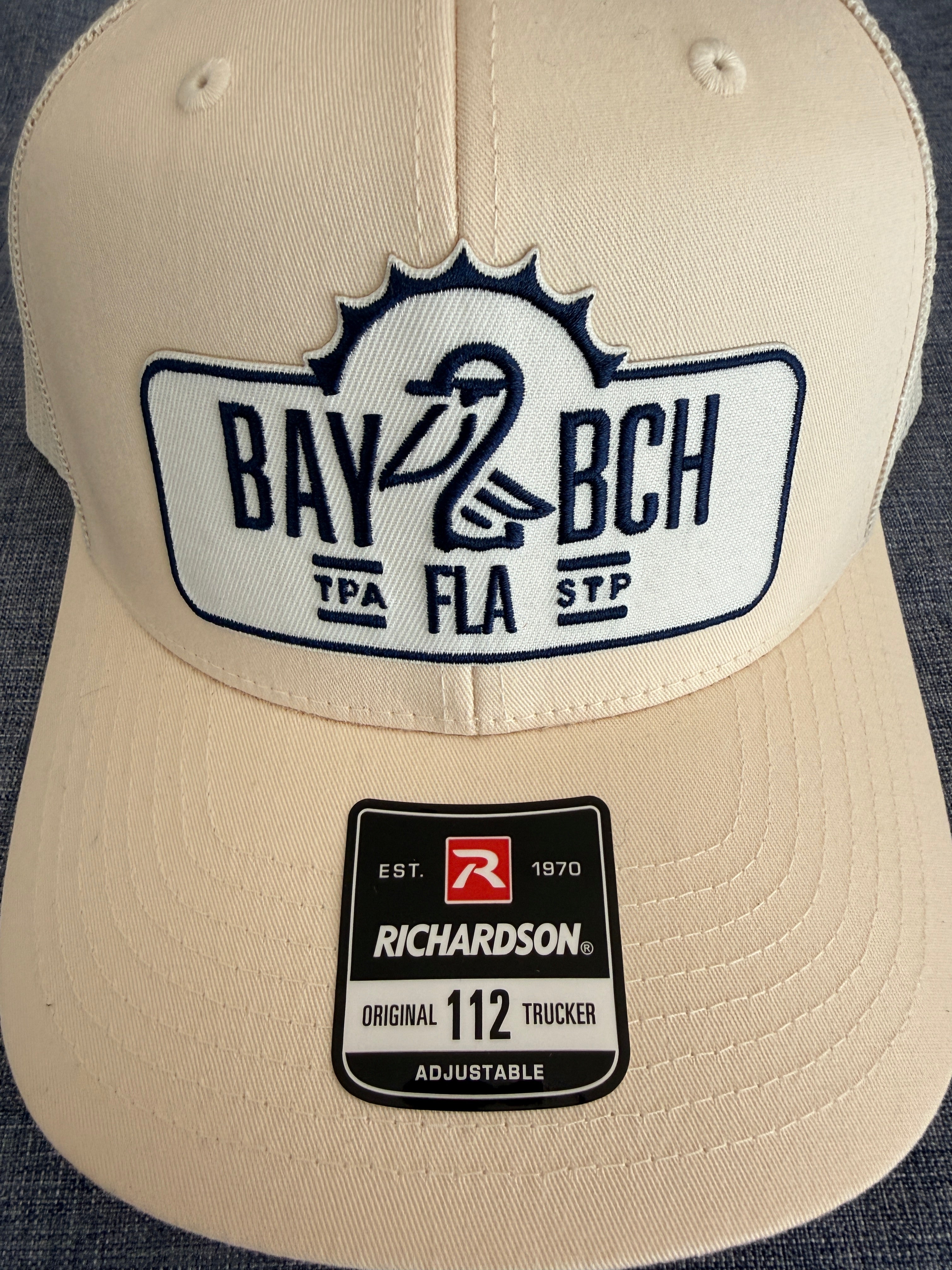 Bay2Beach Trucker Hat- Cream
