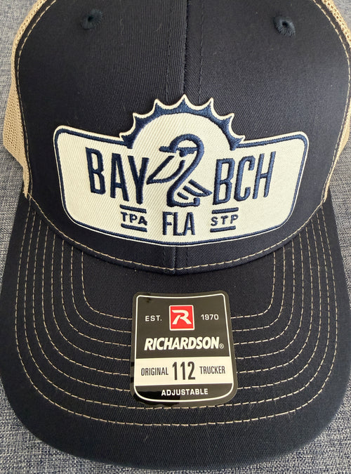 Bay2Beach Trucker Hat-Navy